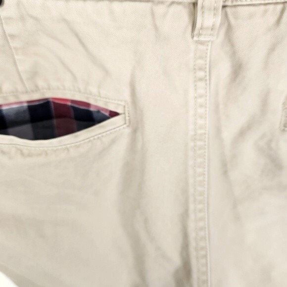 Bonobos Mens Straight Leg Plaid Lined Pocket Washed Chinos Size 35x30 - Picture 9 of 9